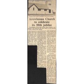 Arowhenua Church to celebrate its 50th jubilee