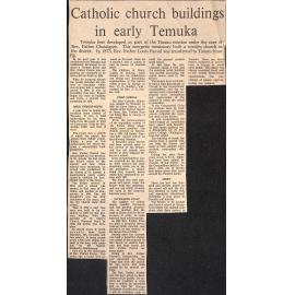 Catholic church buildings in early Temuka