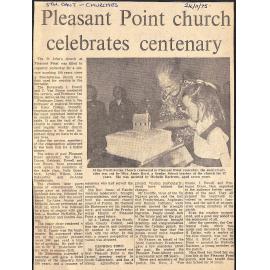 Pleasant Point church celebrates centenary