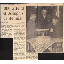 1000 attend St Joseph's centennial