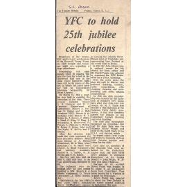 YFC to hold 25th jubilee celebrations