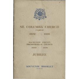 St. Columba Church Fairlie 1879-1939, Mackenzie County Presbyterian Church 1889-1939 Jubilee Souvenir Booklet