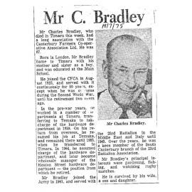 Obituary: Mr C Bradley