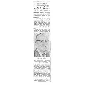 Obituary: Mr N A Keeley