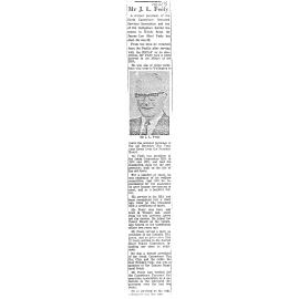 Obituary: Mr J L Feeley