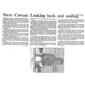 Obituary: Steve Cowan, Looking back and smiling