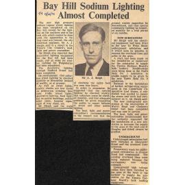 Bay Hill Sodium Lighting Almost Completed