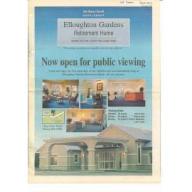 Elloughton Gardens Retirement Home,  Now open for public viewing