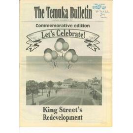 The Temuka Bulletin Commemorative Edition: Let's Celebrate King Street's Redevelopment