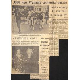 3000 view Waimate centennial parade