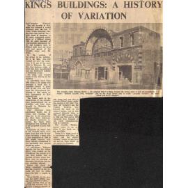 Kings Buildings: A History of Variation