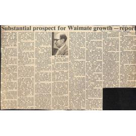 Substantial prospect for Waimate growth - Report