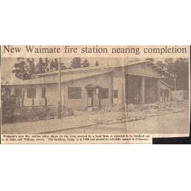 New Waimate fire station nearing completion