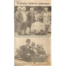 Waituna School centenary