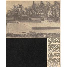 Norman Kirk Memorial Swimming Pool under construction