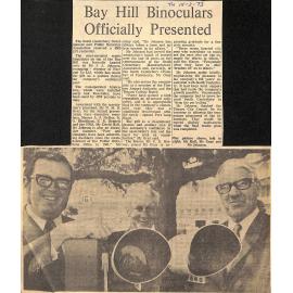 Bay Hill Binoculars Officially Presented