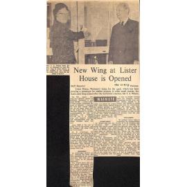 New Wing at Lister House is Opened