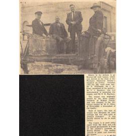 80 year old wool wagon at Waimate Historical Society Museum