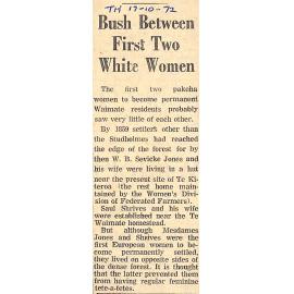 Bush Between First Two White Women