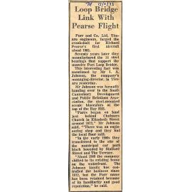 Loop Bridge Link With Pearse Flight