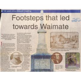 Footsteps that led towards Waimate