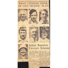 What Citizens Think of City Traffic Plan- Initial Reaction Favours Scheme
