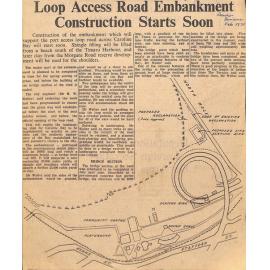 Loop Access Road Embankment Construction Starts Soon