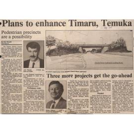 Plans to enhance Timaru, Temuka / Three more projects get the go-ahead