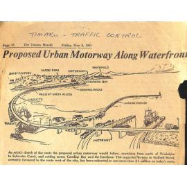 Proposed Urban Motorway Along Waterfront- Little Chance of Access Road Being Started Within 10 Years