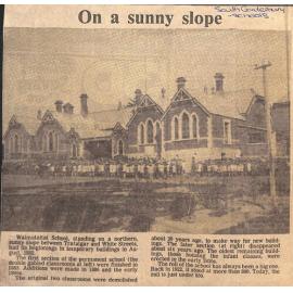 Primary schools of our district: On a sunny slope