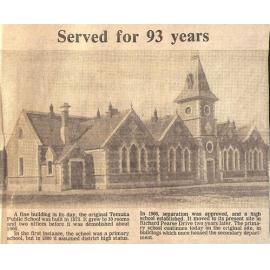 Primary schools of our district: Served for 93 years