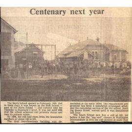 Primary schools of our district: Centenary next year