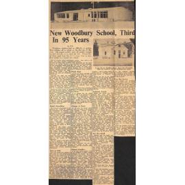 New Woodbury School, Third In 95 Years