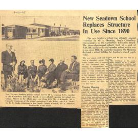 New Seadown School Replaces Structure In Use Since 1890
