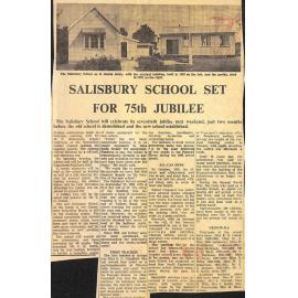 Salisbury School set for 75th jubilee