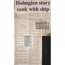 Holmglen story sank with ship