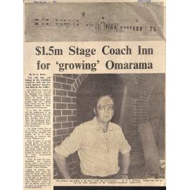 $1.5m Stage Coach Inn for 'growing' Omarama