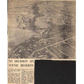 No Decision on Scenic Reserve