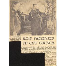 Keas Presented To City Council