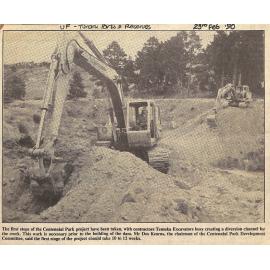 Centennial Park project begins