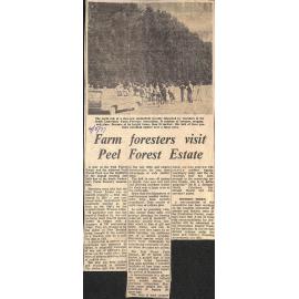 Farm foresters visit Peel Forest Estate