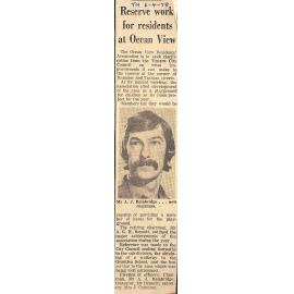 Reserve work for residents at Ocean View