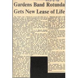Gardens Band Rotunda Gets New Lease of Life
