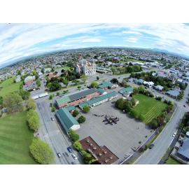 Aerial photo of Sacred Heart School