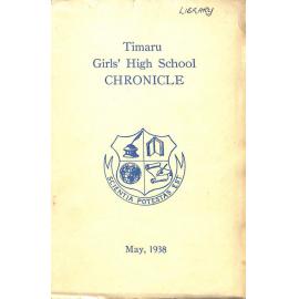 Timaru Girls' High School Chronicle 1938: May 1938