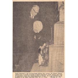 Mr Tommy Vincent, Sole Surviving Veteran