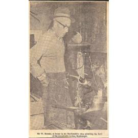 Local Smithy has Been Shoeing for 67 Years