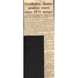 Strathallan finance position worst since 1974 merger