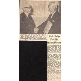 Merit Badge for RSA Hospital Visitor