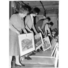 Preparing for an Art Exhibition 1953